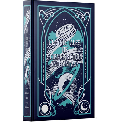imagClassic Tales of Science Fiction And Fantasy Leather:bound Leather Bound Edgar Rice Burroughs; Charlotte Perkins Gilman; Arthur Conan Doyle; Jules Verne and H. G. Wells Wilco International LLP