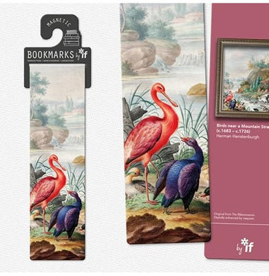 imagClassics Magnetic Bookmarks - Birds Near A Mountain Stream-15101