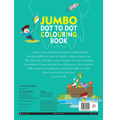 imagColouring book: Dot:to:Dot Colouring Book for kids Green Paperback Om Books Editorial Team