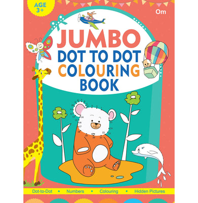imagColouring book: Dot:to:Dot Colouring Book for kids Green Paperback Om Books Editorial Team