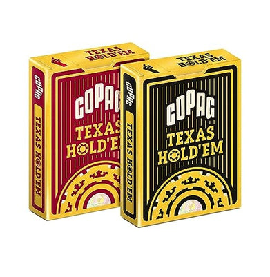 imagCopag Texas Hold'Em Black & Burgundy Assorted Each