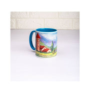 image //www.c...Countryside Landscape Mug - Blue