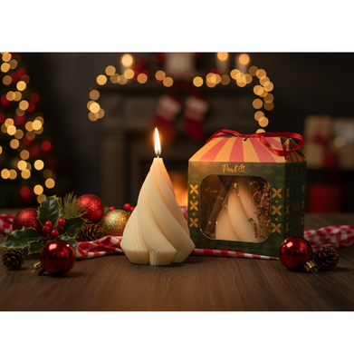 imagSingle Candle Box Spiral Christmas Tree buy online at crossword.in