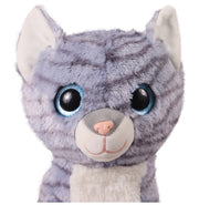 image //www.c...Mirada 25cm Glitter Eye Cat - Grey
