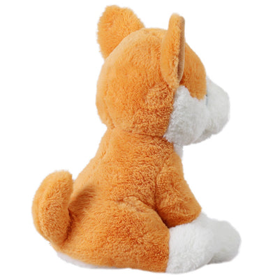 imagMirada 25cm Husky Dog With Glitter Eyes - Orange