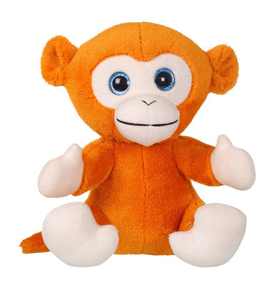 imagMirada 25cm Monkey With Glitter Eye - Light Brown