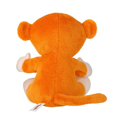imagMirada 25cm Monkey With Glitter Eye - Light Brown