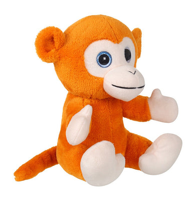 imagMirada 25cm Monkey With Glitter Eye - Light Brown