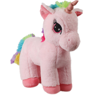 imagMirada Floppy Stuffed Unicorn Soft Toy With Glitter Horn Plush Toy