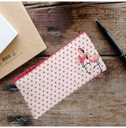 image //www.c...Flamingo Blush Pencil Pouch