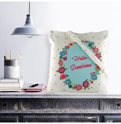imagHello Sunshine Canvas Tote Bag