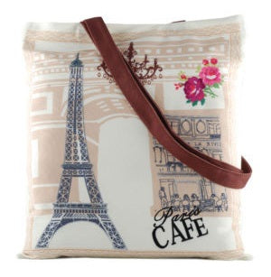 imagParis Cafe Canvas Tote Bag