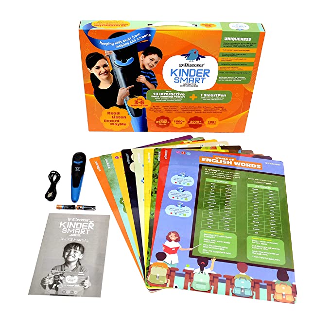 Godiscover Kinder Smart Interactive Learning Series For Curious Little Minds (Ages 3-6)