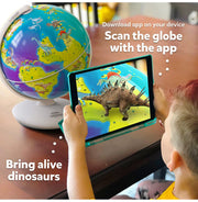 image //www.c...Orboot Dinos by PlayShifu App Based - 50 Dinosaurs, 500 Facts, Prehistoric Globe, Educational Toy for Kids