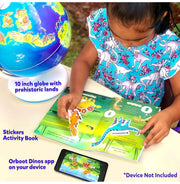 image //www.c...Orboot Dinos by PlayShifu App Based - 50 Dinosaurs, 500 Facts, Prehistoric Globe, Educational Toy for Kids