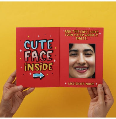 imagCute Person Mirror Card