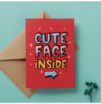 imagCute Person Mirror Card