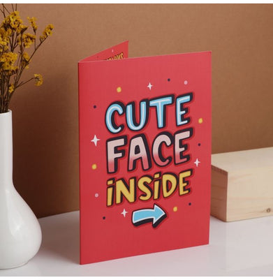 imagCute Person Mirror Card
