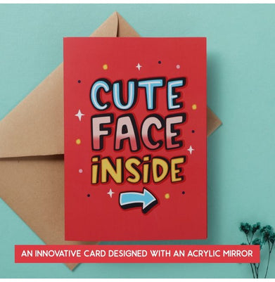 imagCute Person Mirror Card
