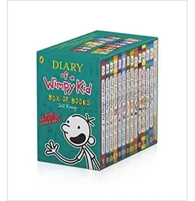 imagDiary of a Wimpy Kid : Box of Books Books 1 : 13 + DIY book Paperback Jeff Kinney 6-8 Years, 9-12 Years, Books, BOOKS5, December Book Sale, Diary Of A Wimpy Kid Box Of Books Set Of 14 , Kids Books, Kids Fiction, Non Discounted Products, WBD2025 crossword.in