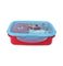 imag4Disney Mickey Mouse 304 Stainless Steel Sleek Lunch Box With Chutney Container, 530ml-Multicolor