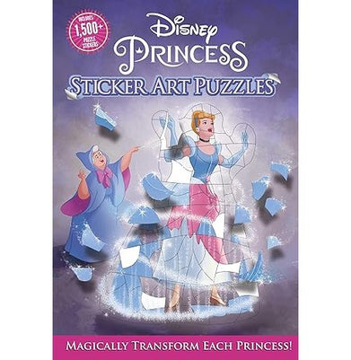 imagDisney Princess Sticker Art Puzzles Gold Gina