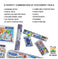 imag4DOMS Gifting Range for Kids Pencil Smart Kit with Transparent Zipper Bag, Multicolour DM7160