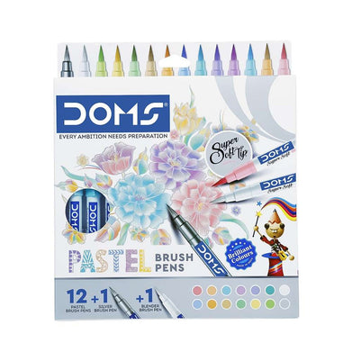 imagDoms Super Soft Tip Pastel Shades Brush Pens Set