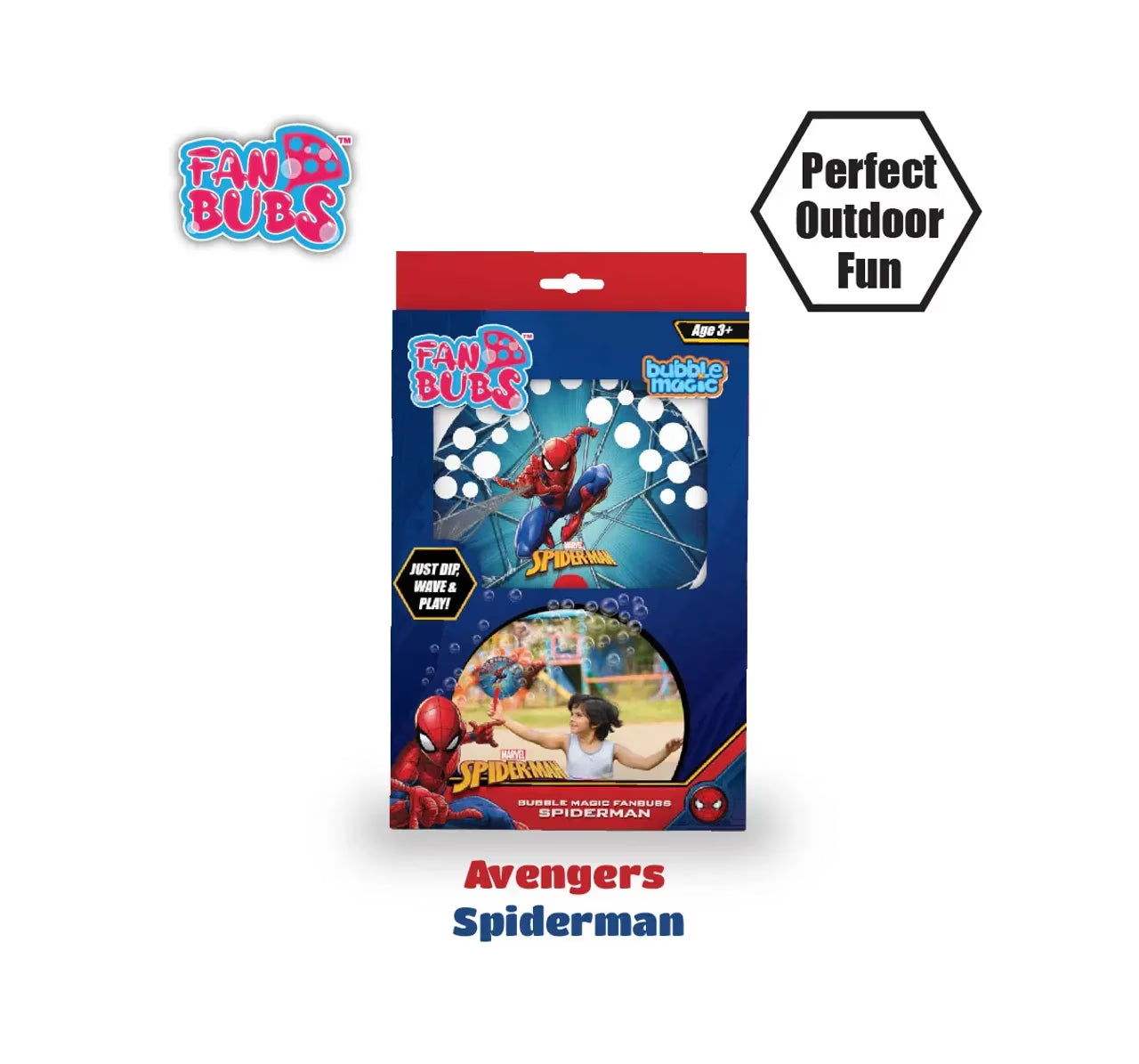 Bubble Magic Fanbubs: Spiderman Adventure Bubble Blaster