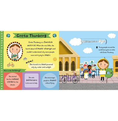 imagEco Warriors: Discover Amazing People Board book Campbell Books Nila Aye