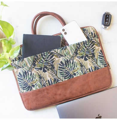 imagElements Sleek Laptop Bag Green Maple _14 inch-H109005CS
