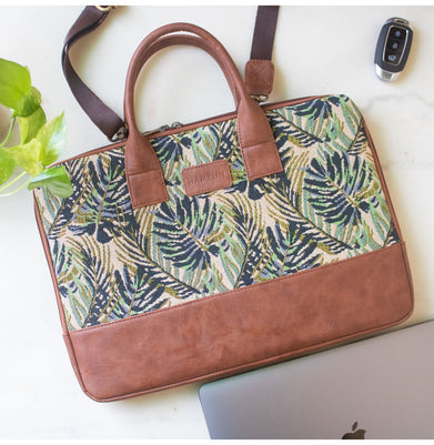 imagElements Sleek Laptop Bag Green Maple _14 inch-H109005CS