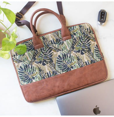 imagElements Sleek Laptop Bag Green Maple _14 inch-H109005CS