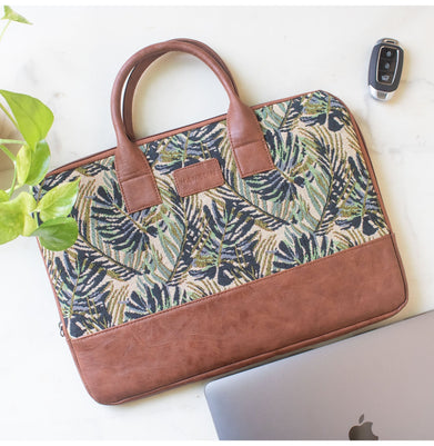 imagElements Sleek Laptop Bag Green Maple _14 inch-H109005CS