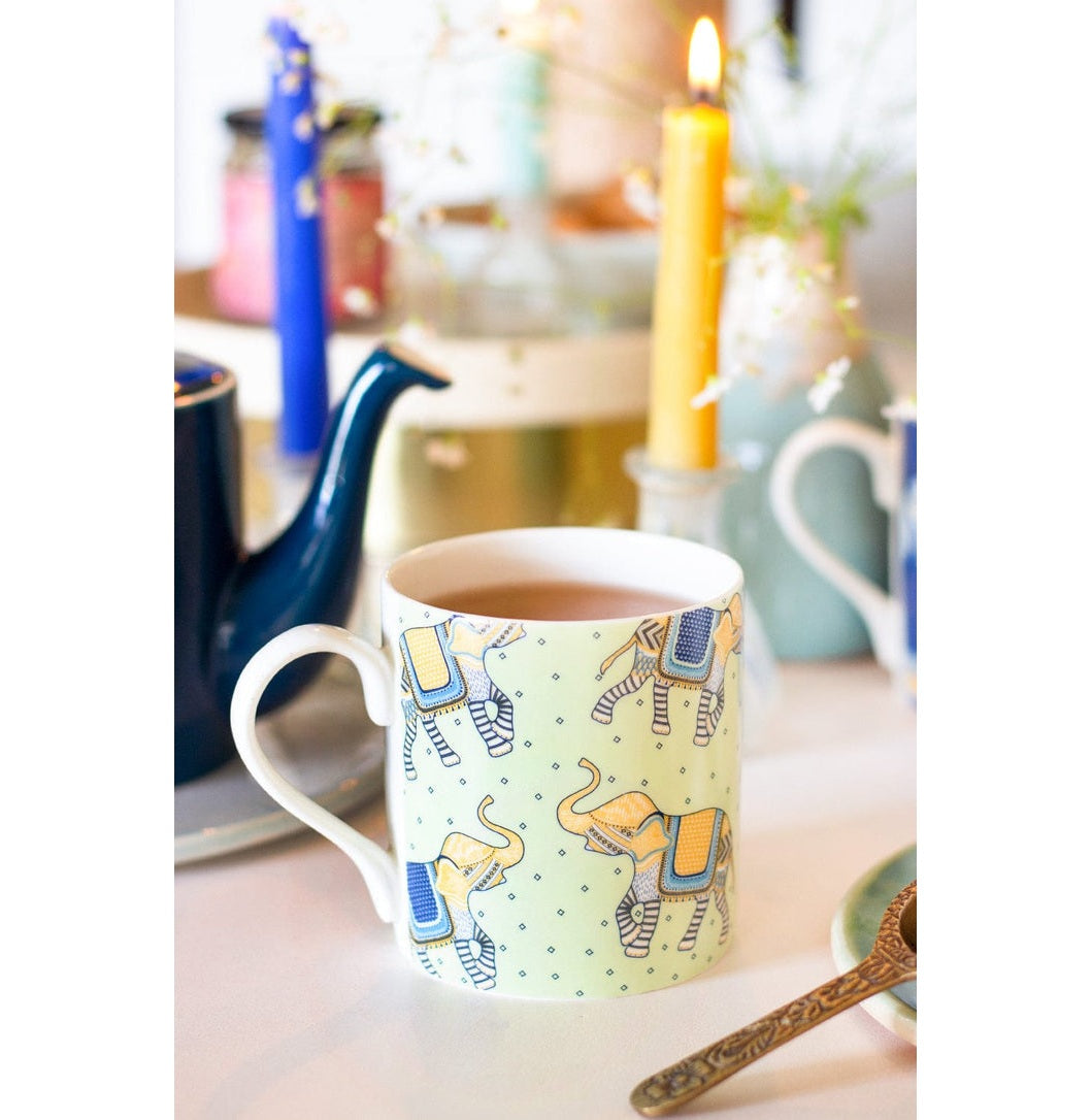 Ellie Fine China Mug – Elegant Sipping Companion
