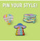 imag3Space Enamel Metal Pin - Pin Your Style! buy online at crossword.in