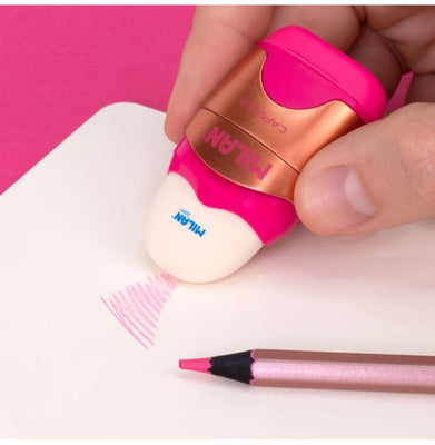 imagErasers with pencil sharpener CAPSULE Copper