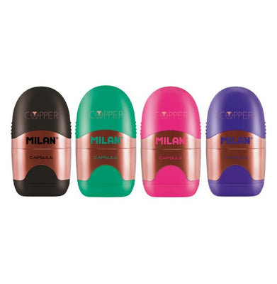 imagErasers with pencil sharpener CAPSULE Copper