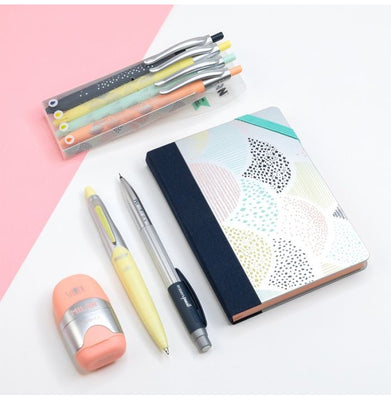 imagErasers With Pencil Sharpener Capsule Silver Series