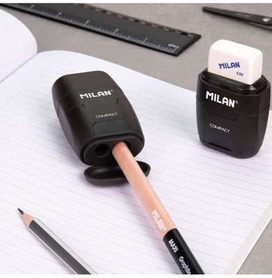 imagErasers With Pencil Sharpener Compact, Shadow Special Series