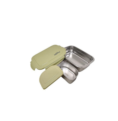 imagEveryday 304 Stainless Steel Lunch Box with Lid Container Inside 1000 ml
