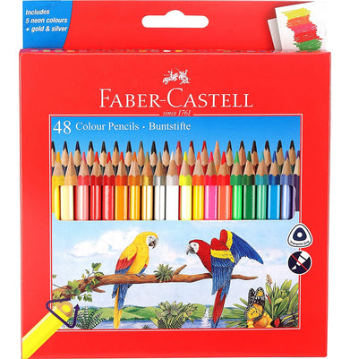 imagFaber-Castell 48 Tricolor Colored Pencils