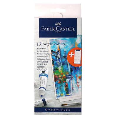 imagFaber Castell Creative Studio Acrylic Paint 12 Set