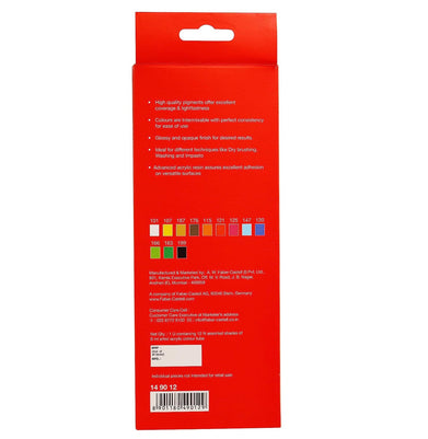 imagFaber Castell Creative Studio Acrylic Paint 12 Set