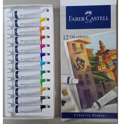 imagFaber- Castell Creative Studio Oil Colours -9 Ml Set Of 12
