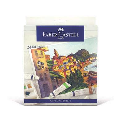 imagFaber- Castell Creative Studio Oil Colours -9 Ml Set Of 24