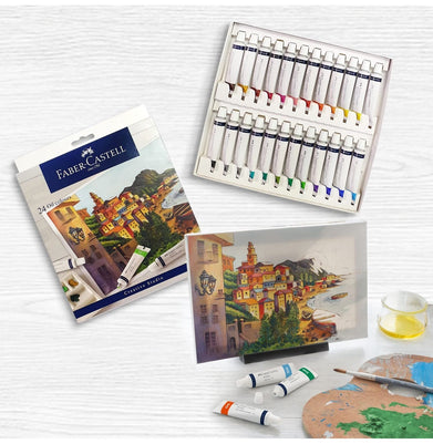 imagFaber- Castell Creative Studio Oil Colours -9 Ml Set Of 24