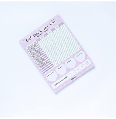 imagFactor Notes-Notebook :100 GSM A4 Notepad 52 Pages -Self Care Weekly