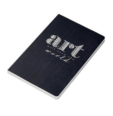 imagFactor Notes-Notebook :100 GSM A5 Dot 160 Pages -Art will Save the World: Dot Grid