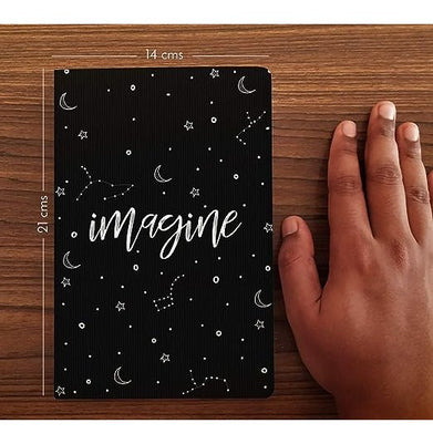 imagFactor Notes-Notebook :100 GSM A5 Dot 160 Pages -Imagine: Dot Grid